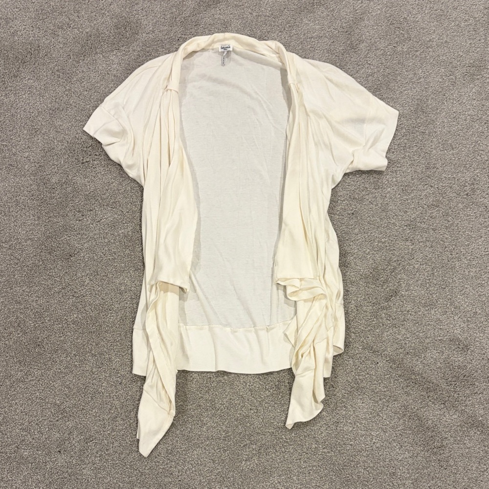 Splendid Ivory Knit Cardigan